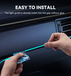 USB Music-Sync RGB Car Ambient Lighting – Easy Install, No Wiring, Vibrant Footwell Glow